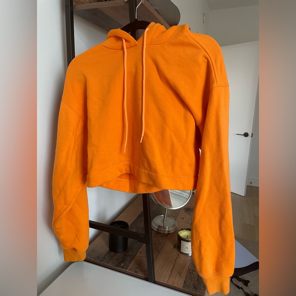 alo orange hoodie